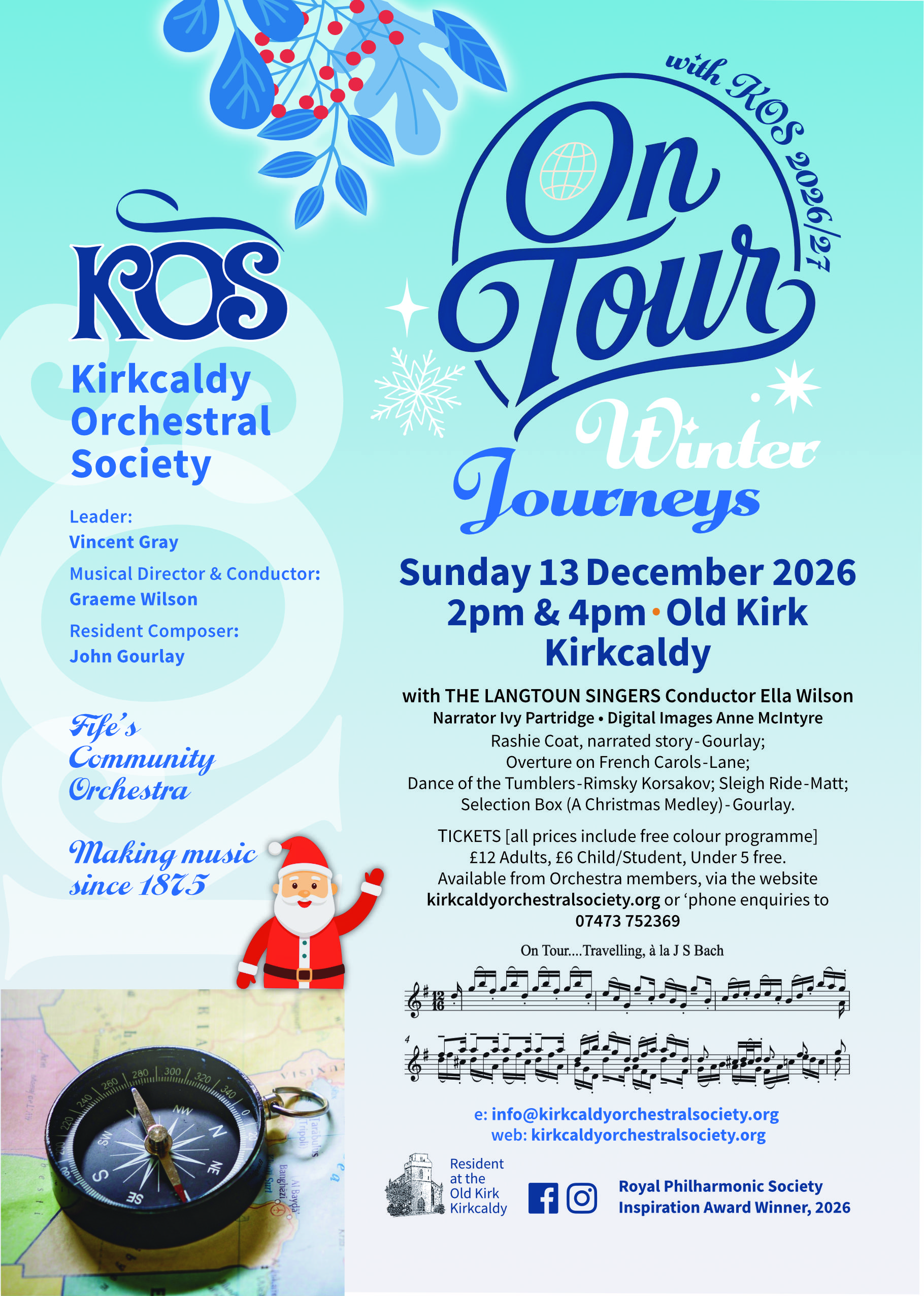On Tour...with KOS 2026/27 Winter Journeys On Tour...with KOS 2026/27 Winter Journeys