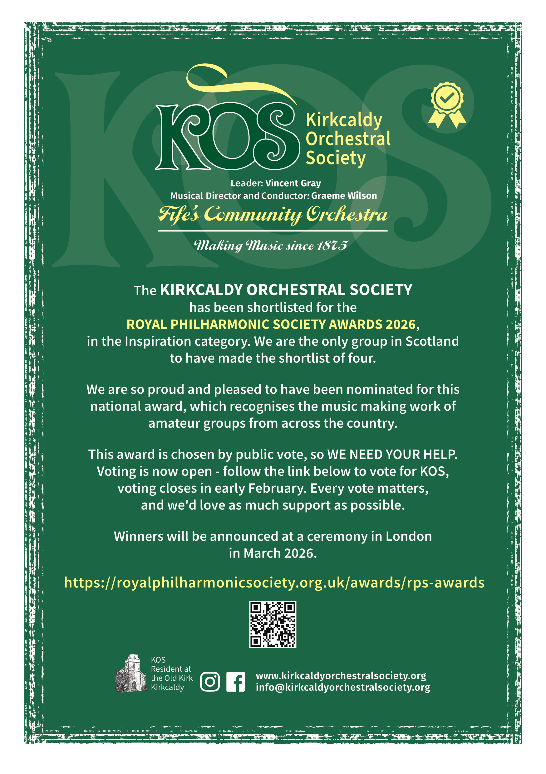 Royal Philharmonic Society Awards 2026 Royal Philharmonic Society Awards 2026